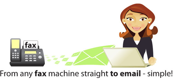 From any fax machine straight to email - simple!