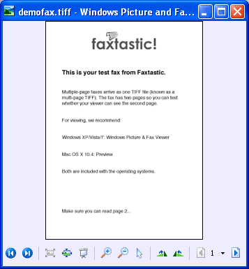 Viewing faxes in Windows XP Viewing faxes in Windows XP